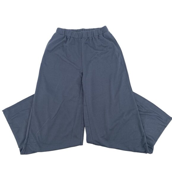 Area Stars Size M Wide Leg Pull On Pant in Grey Elastic Waist Loungewear NWT - Picture 1 of 12